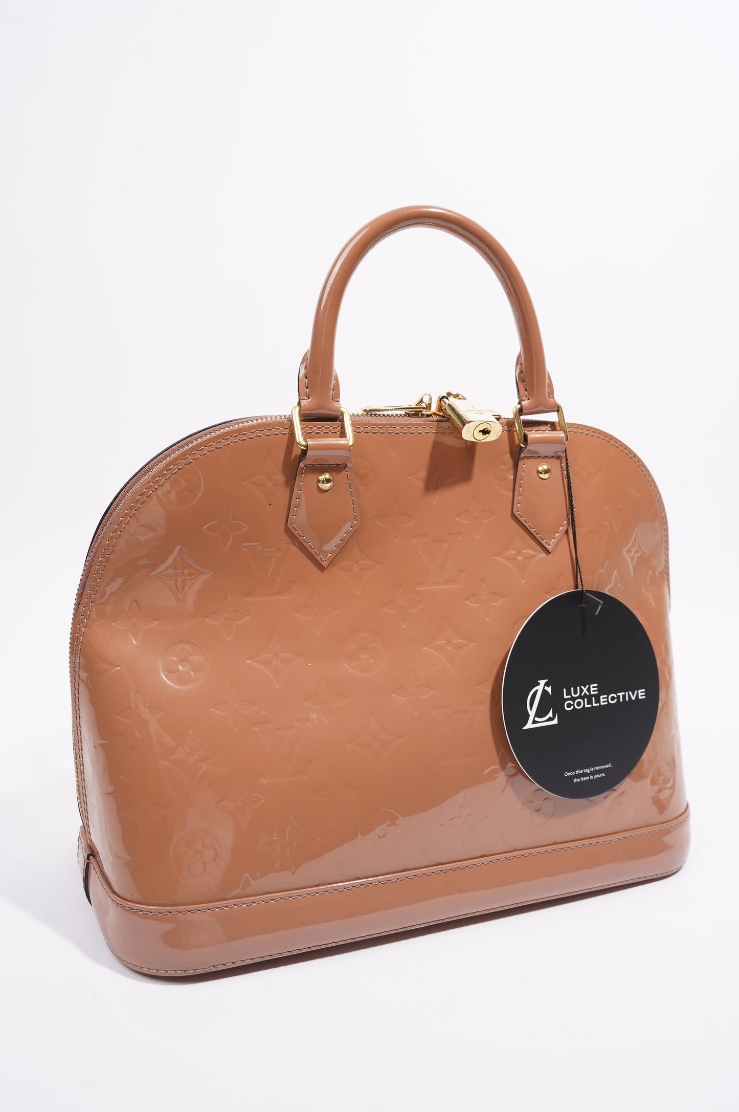 Louis Vuitton Alma Rose Vernis Leather PM