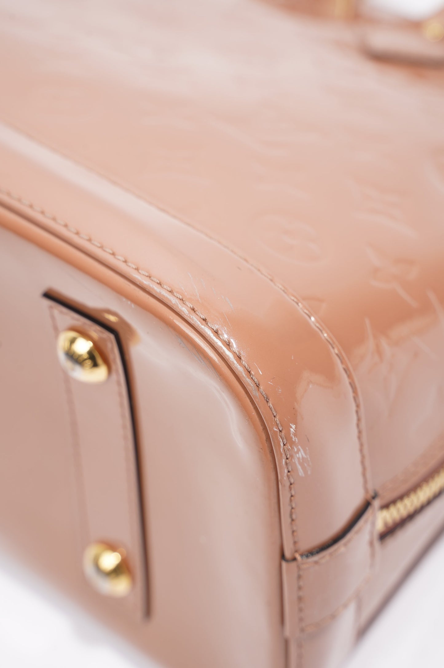 Louis Vuitton Alma Rose Vernis Leather PM
