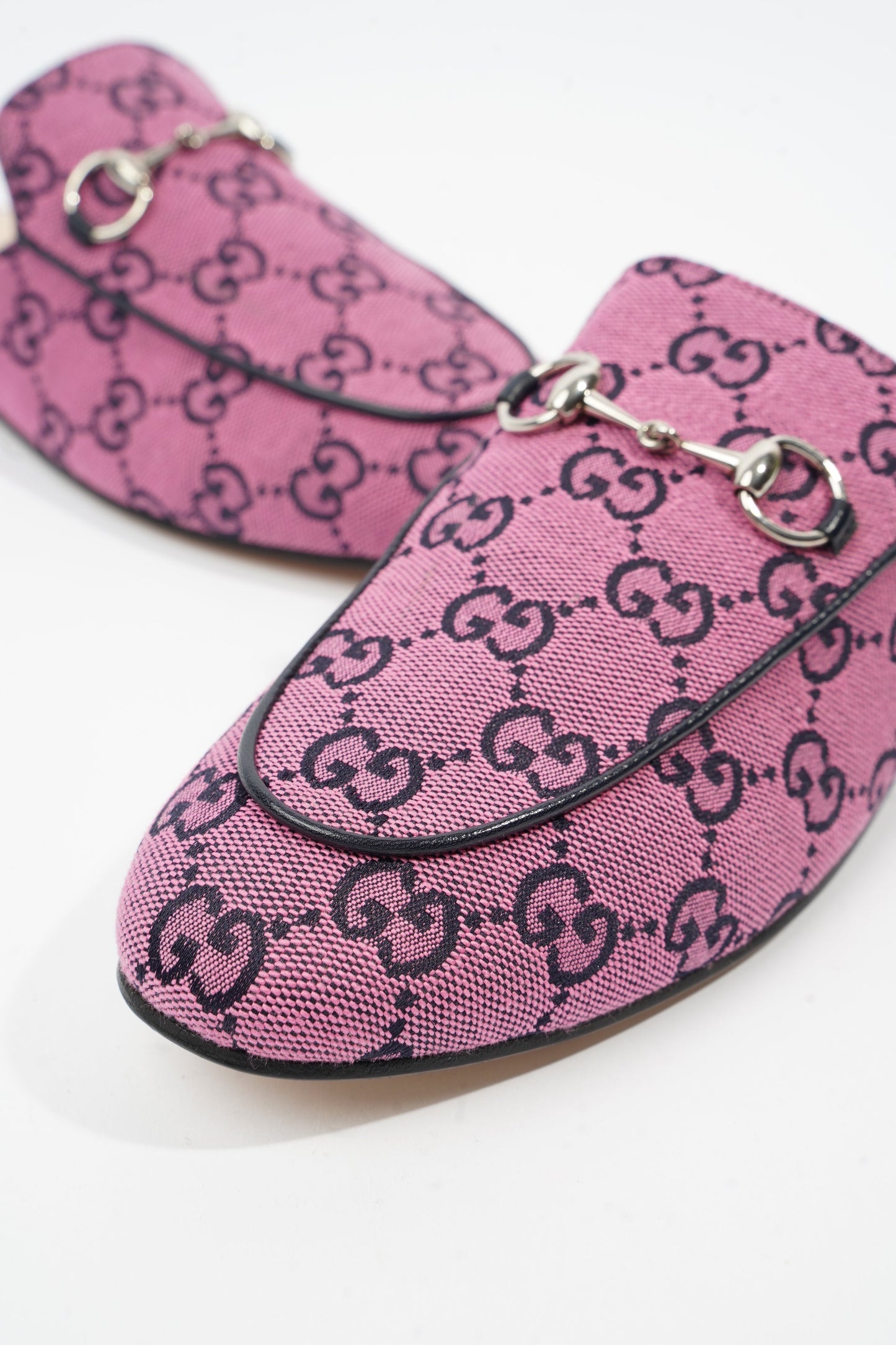 Gucci GG Princetown Pink Monogram Canvas EU 37.5 UK 4.5