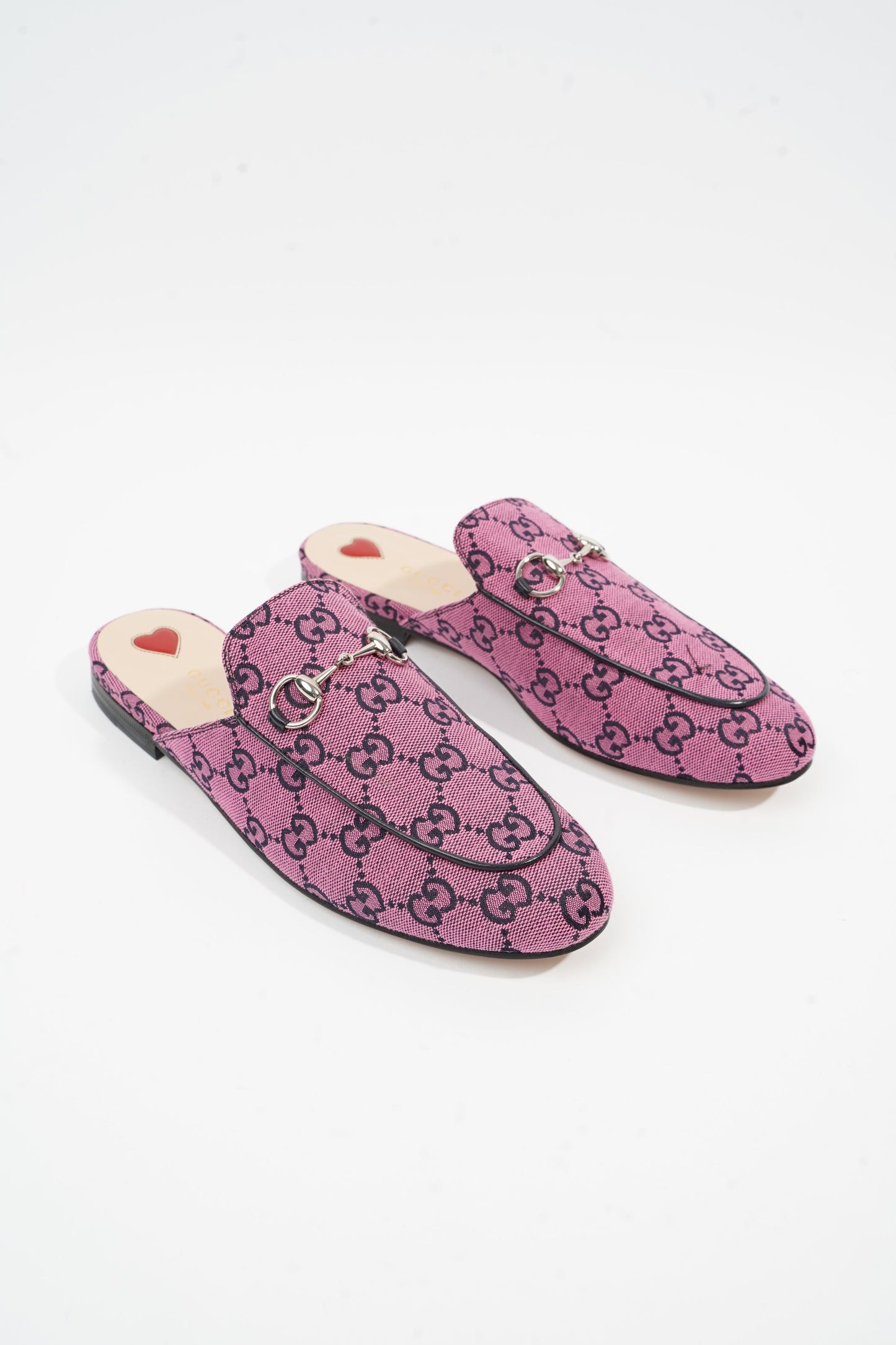 Gucci GG Princetown Pink Monogram Canvas EU 37.5 UK 4.5