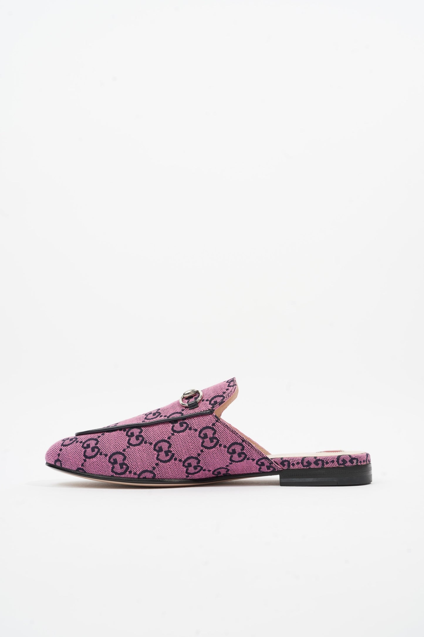 Gucci GG Princetown Pink Monogram Canvas EU 37.5 UK 4.5