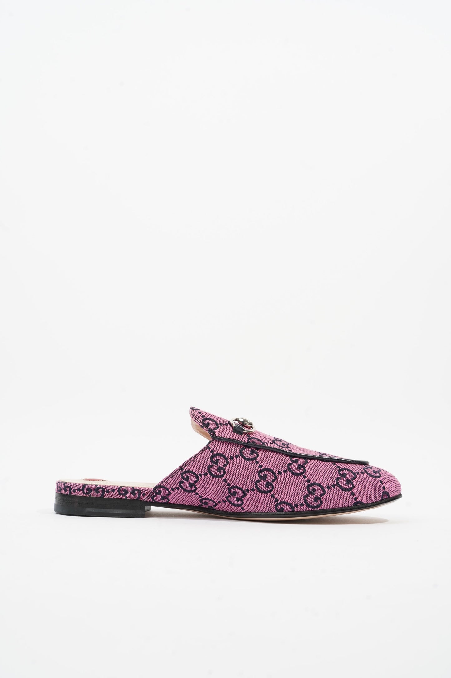 Gucci GG Princetown Pink Monogram Canvas EU 37.5 UK 4.5