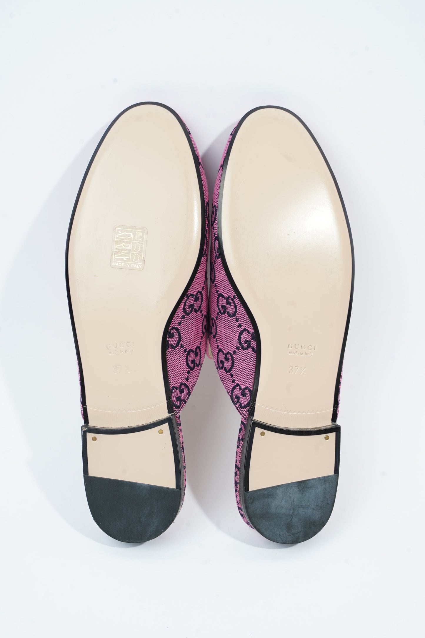 Gucci GG Princetown Pink Monogram Canvas EU 37.5 UK 4.5