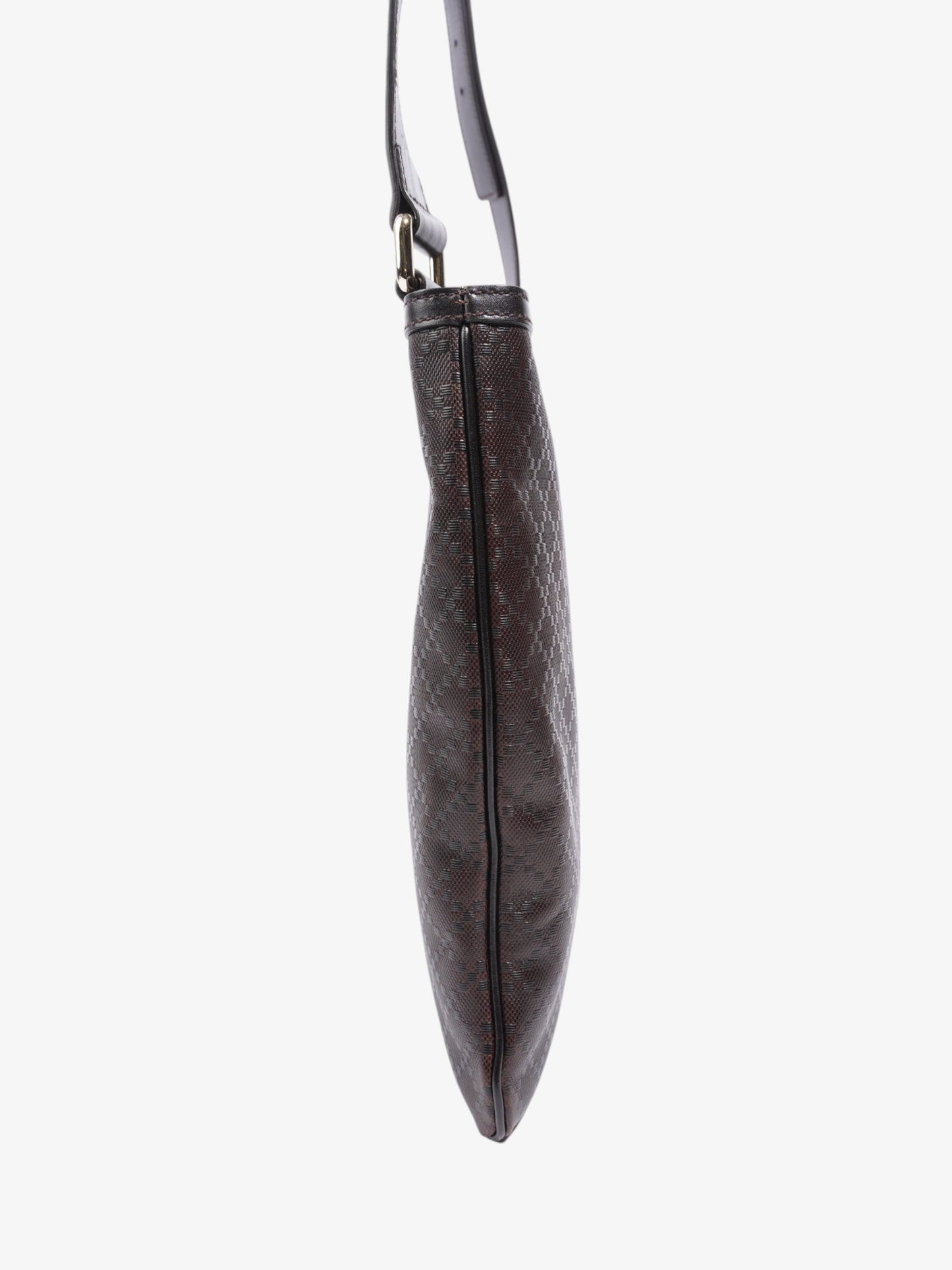 Gucci GG Imprime Messenger Dark Brown Coated Canvas