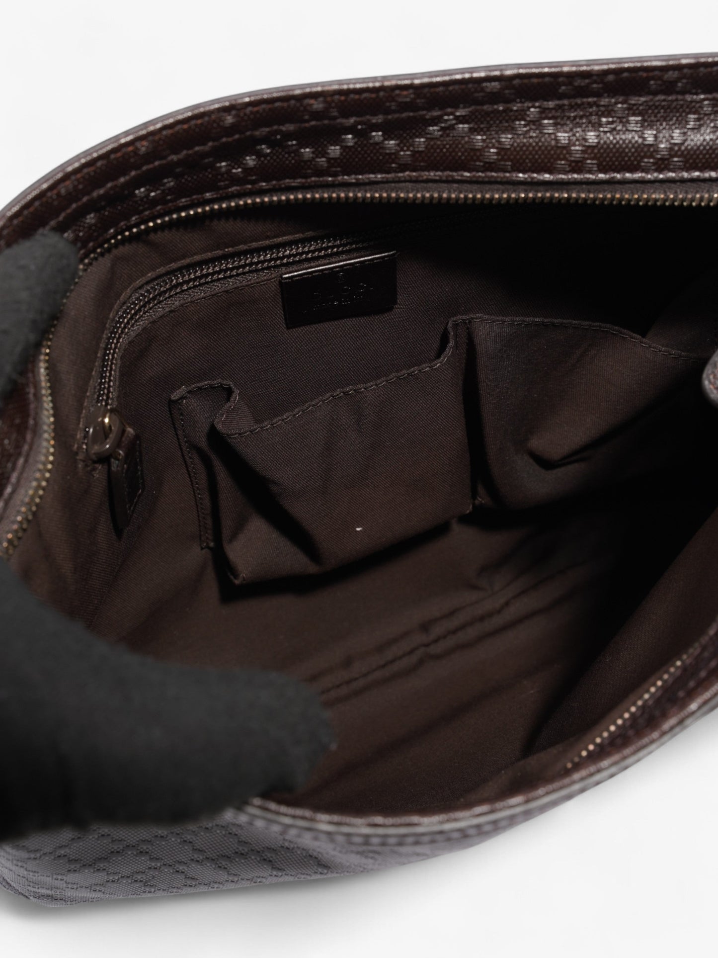Gucci GG Imprime Messenger Dark Brown Coated Canvas