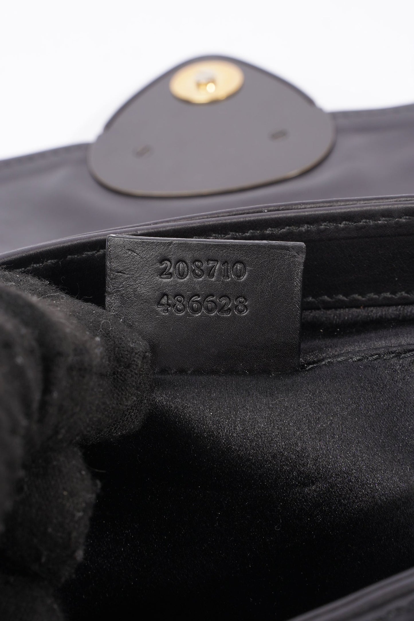 Gucci Babouska Heart Black Leather