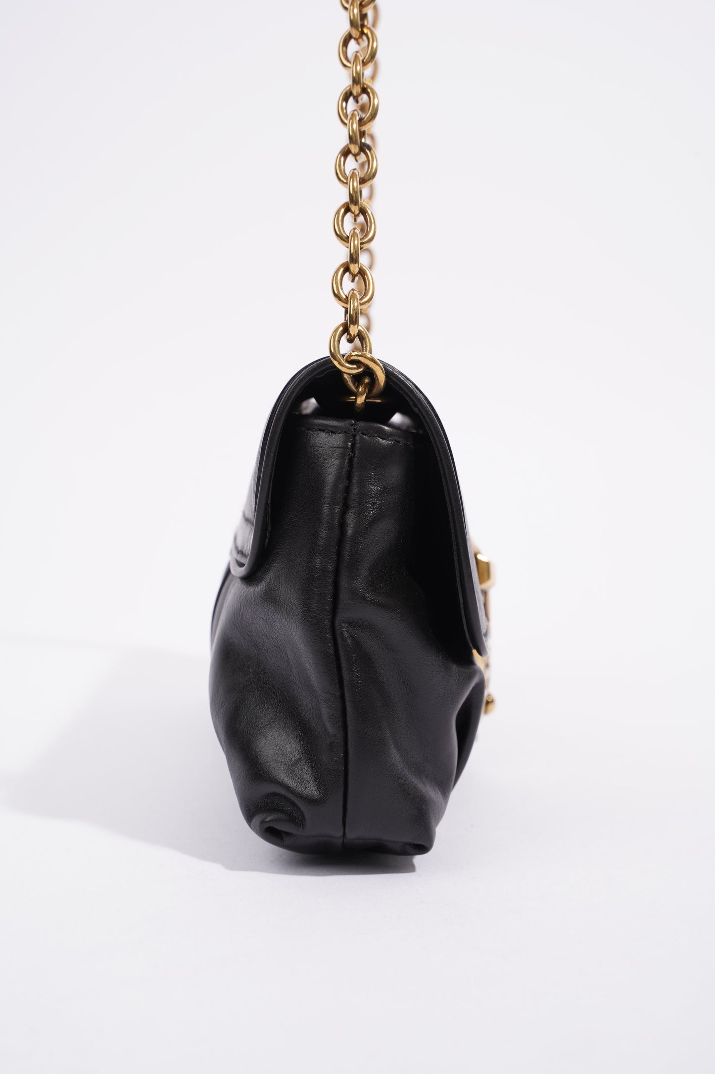Gucci Babouska Heart Black Leather
