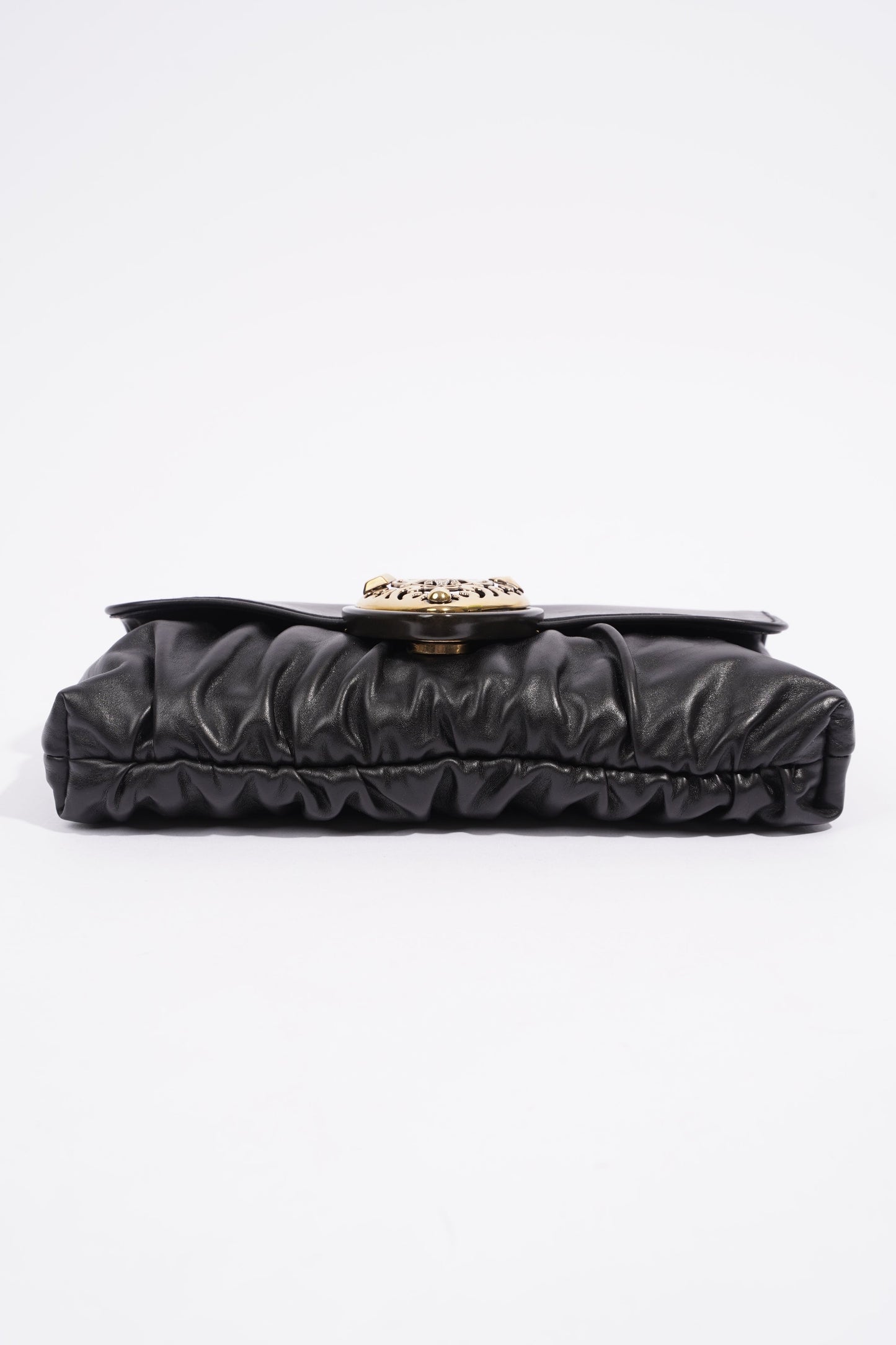 Gucci Babouska Heart Black Leather