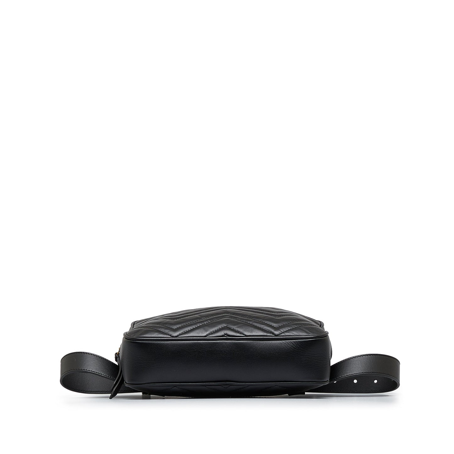 Gucci GG Marmont Square Belt Bag Black Matelassé