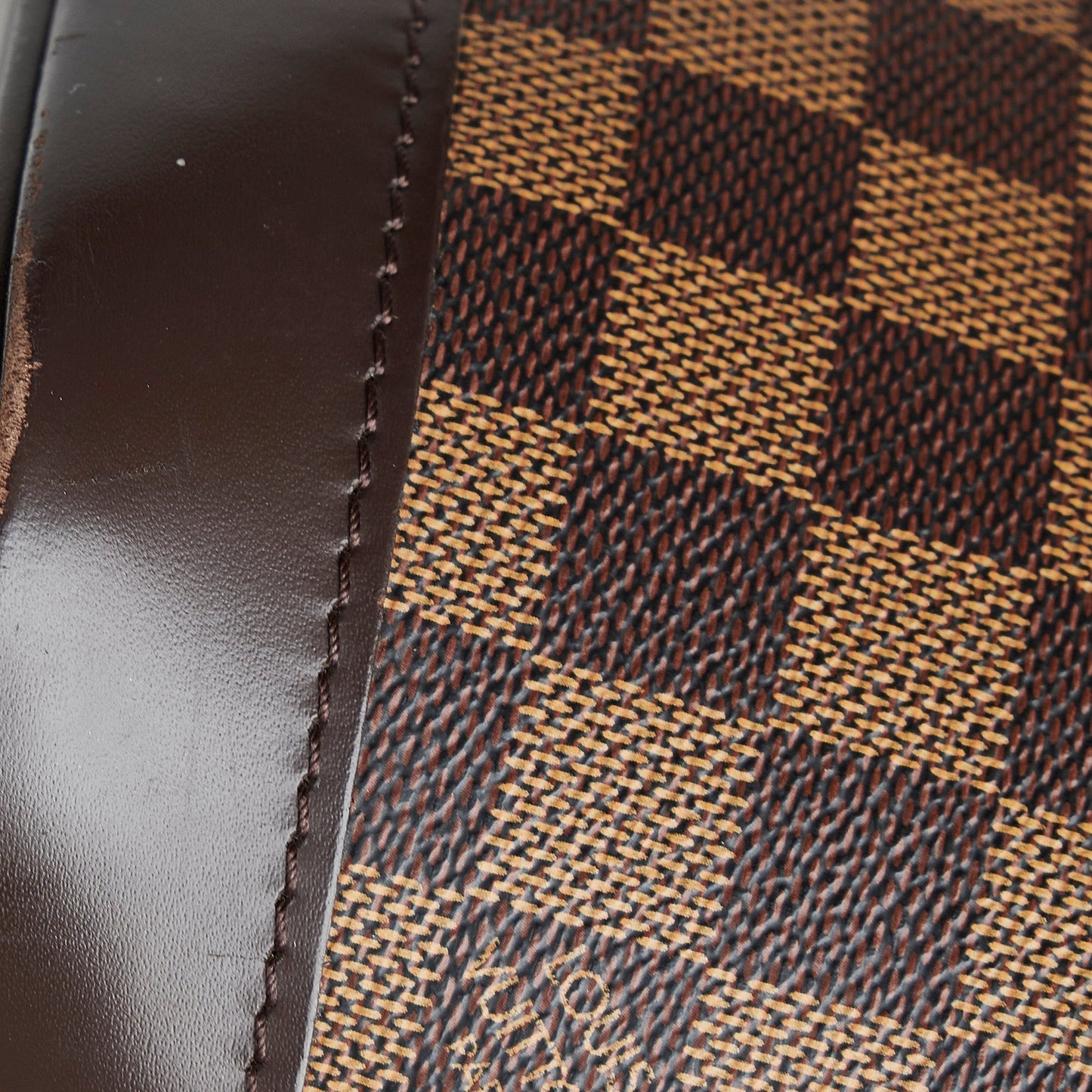 LOUIS VUITTON Damier Ebene Alma PM Handbag