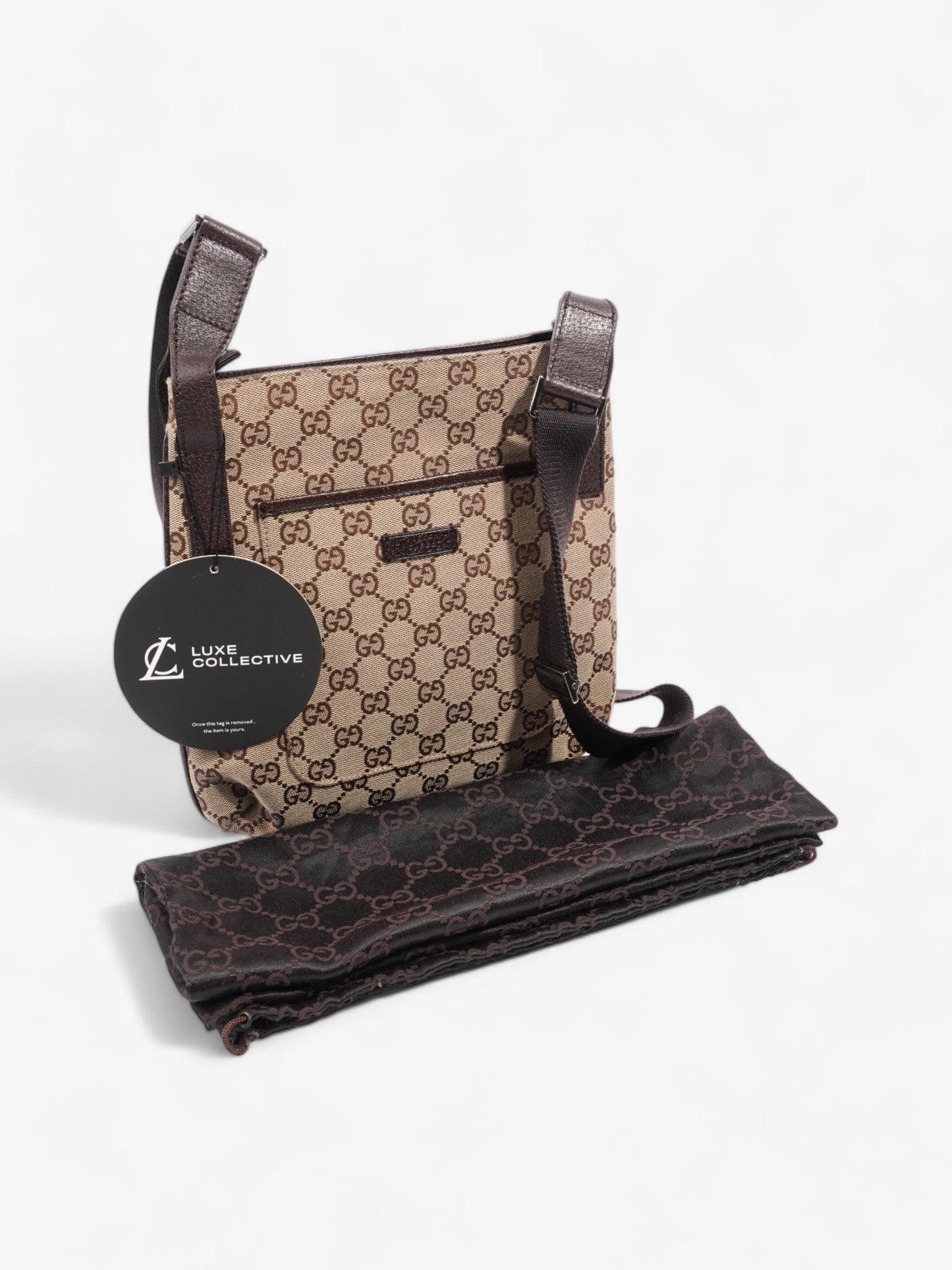 Gucci Messenger Bag Supreme / Brown Canvas