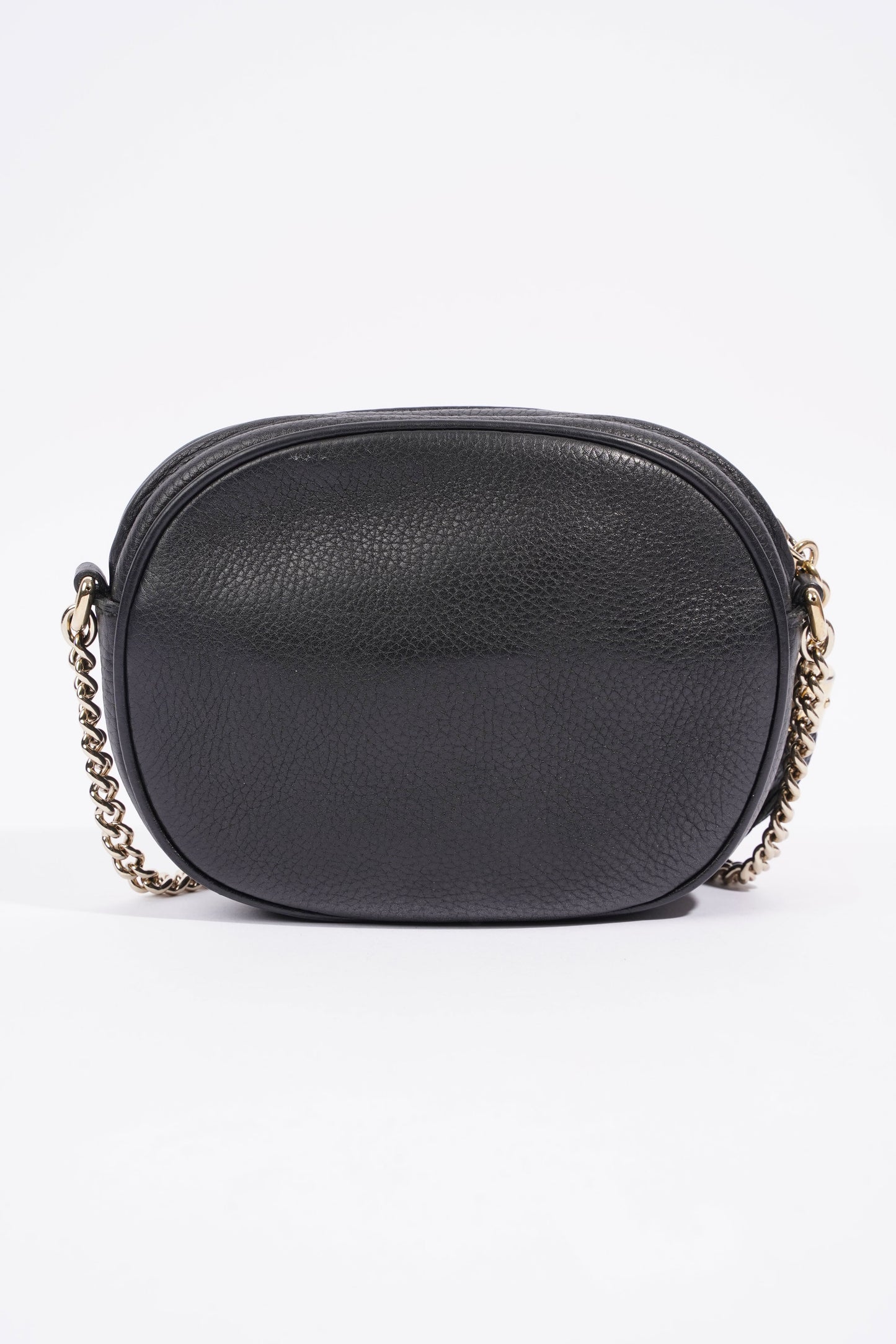 Gucci Soho Disco Chain Crossbody Bag Black Leather Mini