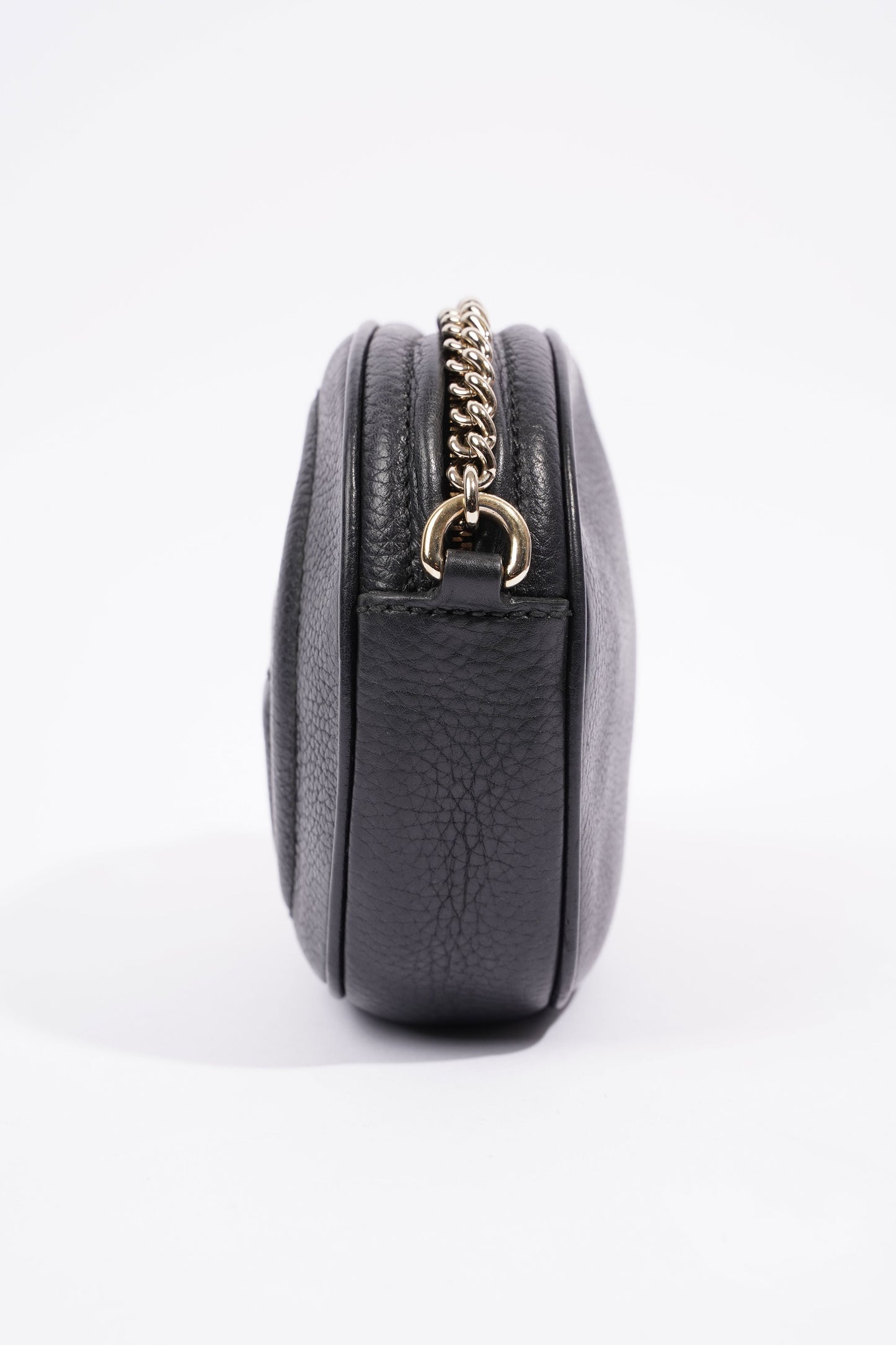 Gucci Soho Disco Chain Crossbody Bag Black Leather Mini