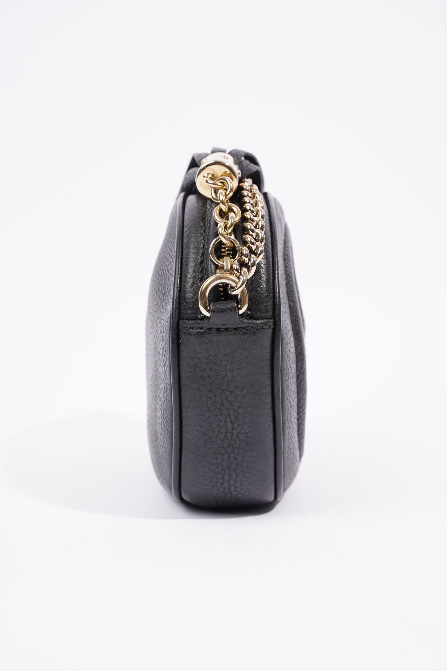 Gucci Soho Disco Chain Crossbody Bag Black Leather Mini