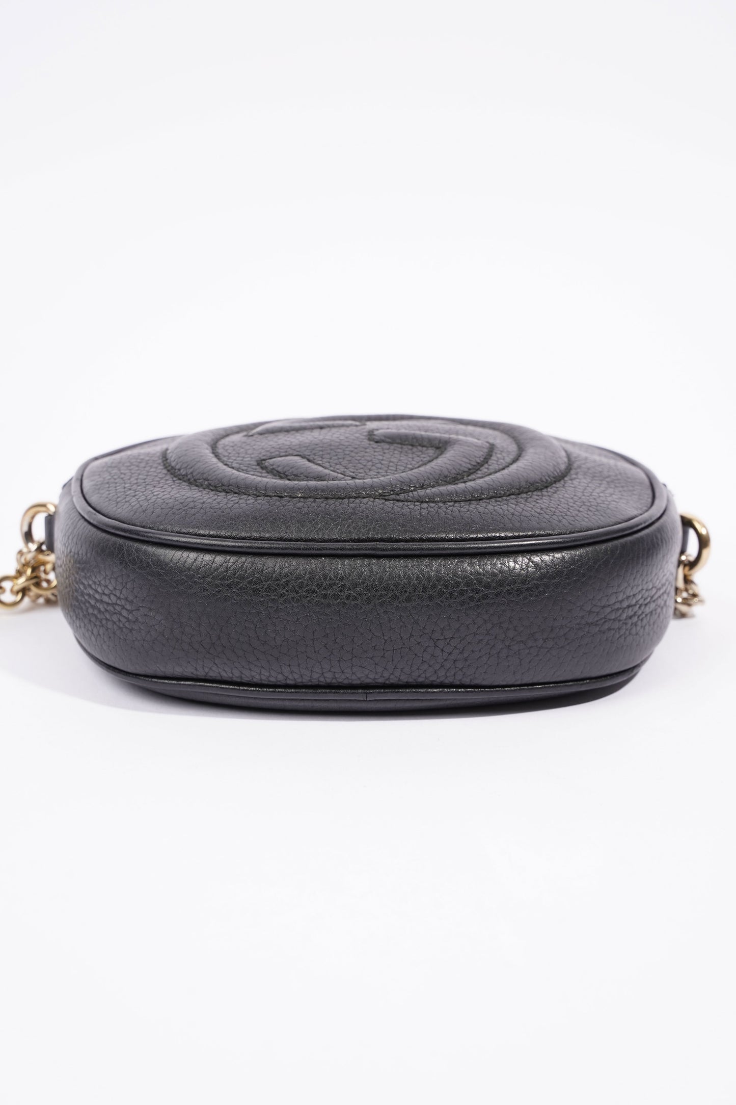 Gucci Soho Disco Chain Crossbody Bag Black Leather Mini