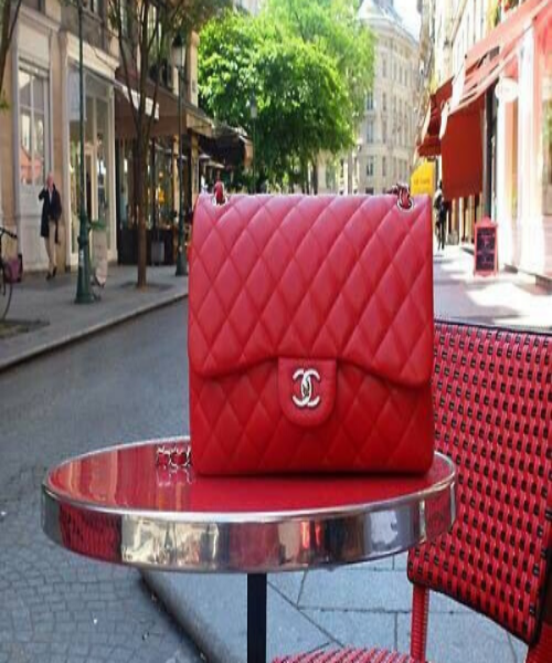 Chanel Classic Clutch With Chain – CWC Lambskin Red SiLouis Vuittoner-Toned