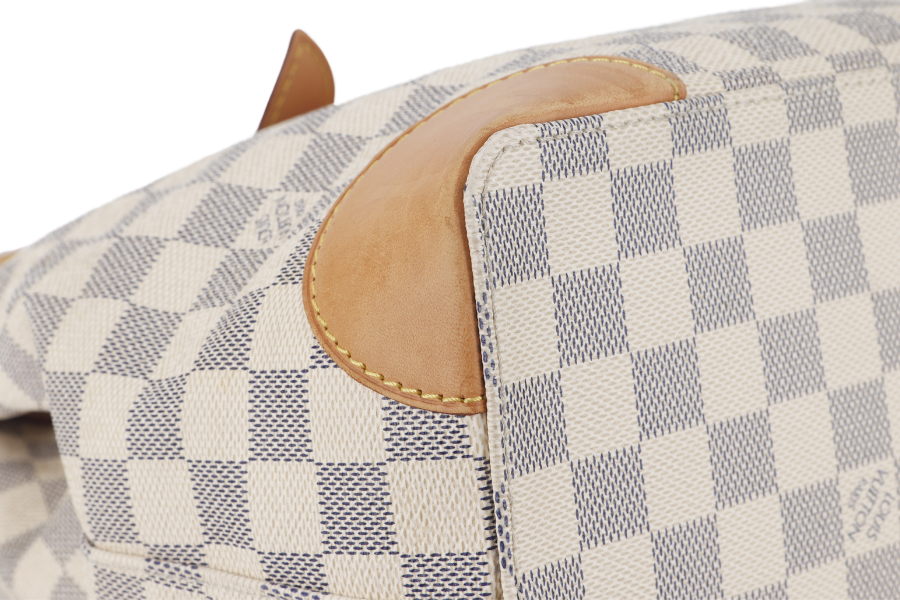 LOUIS VUITTON HAMPSTEAD MM DAMIER AZUR CANVAS GOLD HARDWARE NO DUST COVER