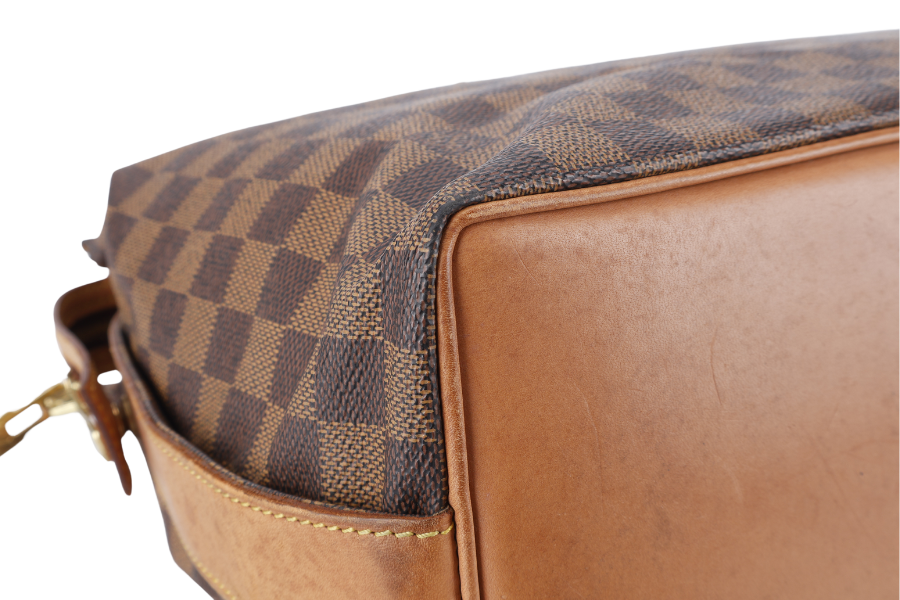 LOUIS VUITTON CHELSEA CENTENAIRE TOTE DAMIER EBENE GOLD HARDWARE NO DUST COVER