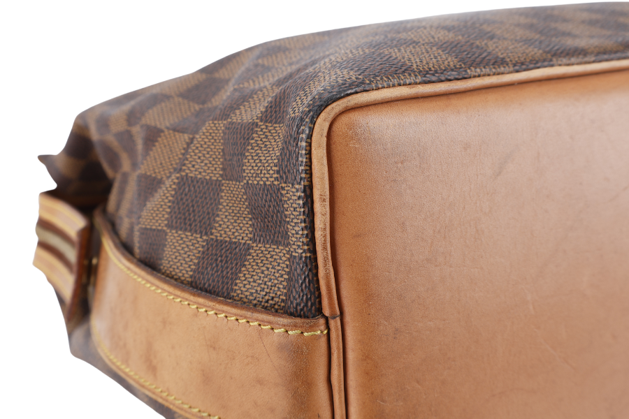 LOUIS VUITTON CHELSEA CENTENAIRE TOTE DAMIER EBENE GOLD HARDWARE NO DUST COVER