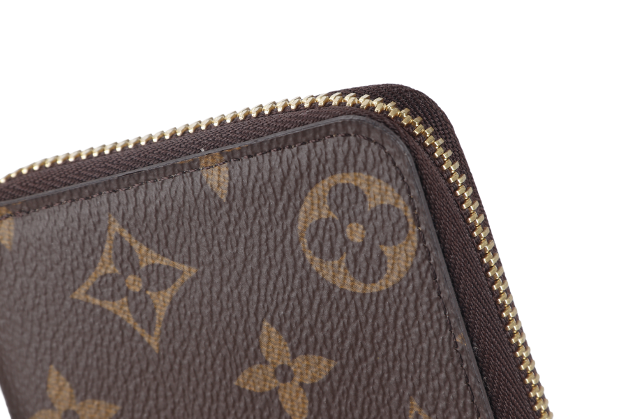 LOUIS VUITTON CLEMENCE WALLET (M61298) MONOGRAM CANVAS GOLD HARDWARE WITH DUST COVER AND BOX