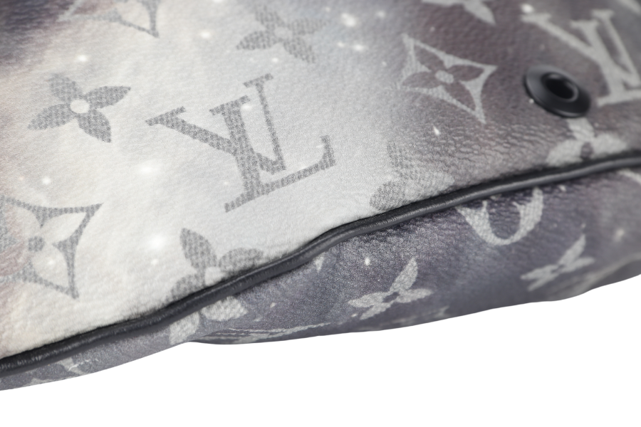 LOUIS VUITTON GALAXY DISCOVERY (M44444) CANVAS MONOGRAM BLACK BUMBAG BLACK HARDWARE WITH DUST COVER