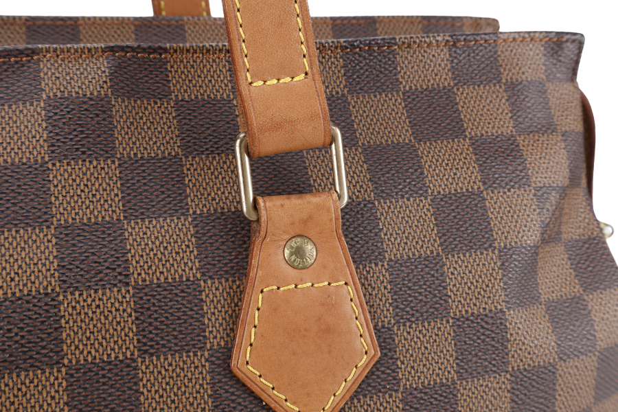 LOUIS VUITTON CHELSEA CENTENAIRE TOTE DAMIER EBENE GOLD HARDWARE NO DUST COVER