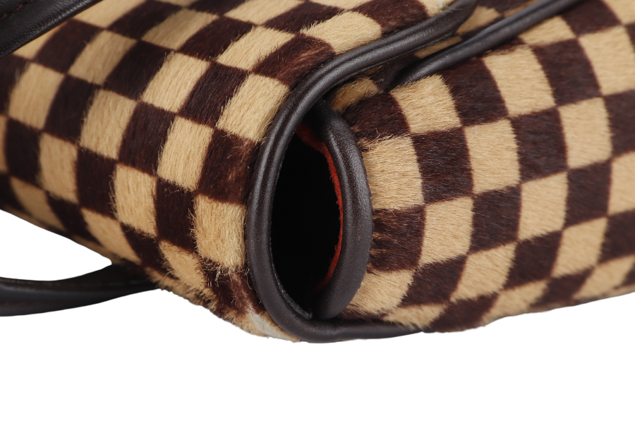 LOUIS VUITTON DAMIER SAUVAGE LIONNE SATCHEL (M92131) NO DUST COVER