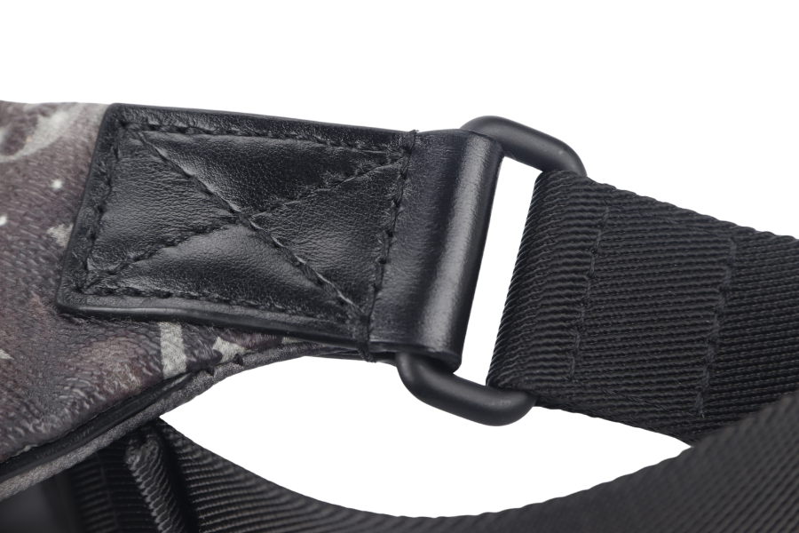 LOUIS VUITTON GALAXY DISCOVERY (M44444) CANVAS MONOGRAM BLACK BUMBAG BLACK HARDWARE WITH DUST COVER