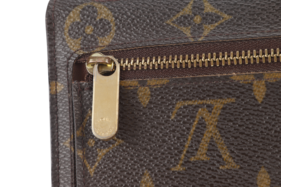 LOUIS VUITTON EUGENIE WALLET MONOGRAM WITH DUST COVER AND BOX