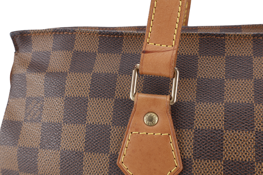 LOUIS VUITTON CHELSEA CENTENAIRE TOTE DAMIER EBENE GOLD HARDWARE NO DUST COVER