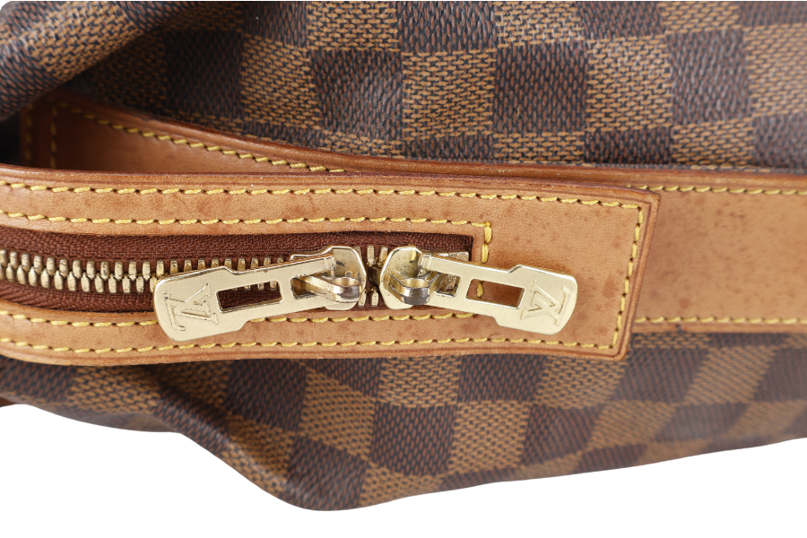 LOUIS VUITTON CHELSEA CENTENAIRE TOTE DAMIER EBENE GOLD HARDWARE NO DUST COVER