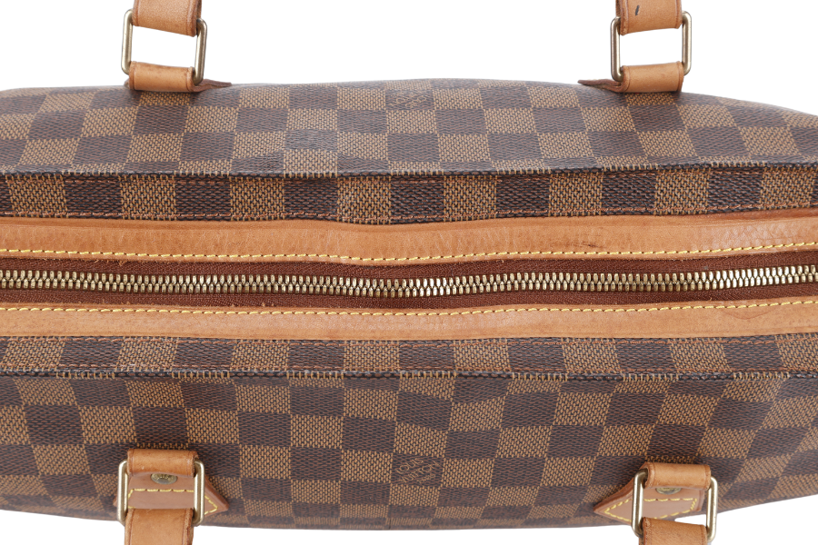 LOUIS VUITTON CHELSEA CENTENAIRE TOTE DAMIER EBENE GOLD HARDWARE NO DUST COVER