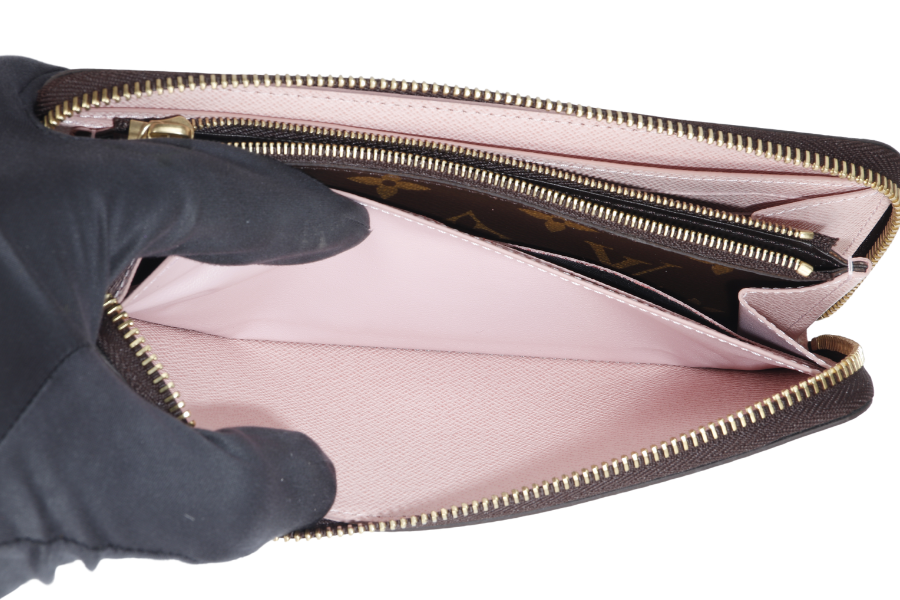 LOUIS VUITTON CLEMENCE WALLET (M61298) MONOGRAM CANVAS GOLD HARDWARE WITH DUST COVER AND BOX