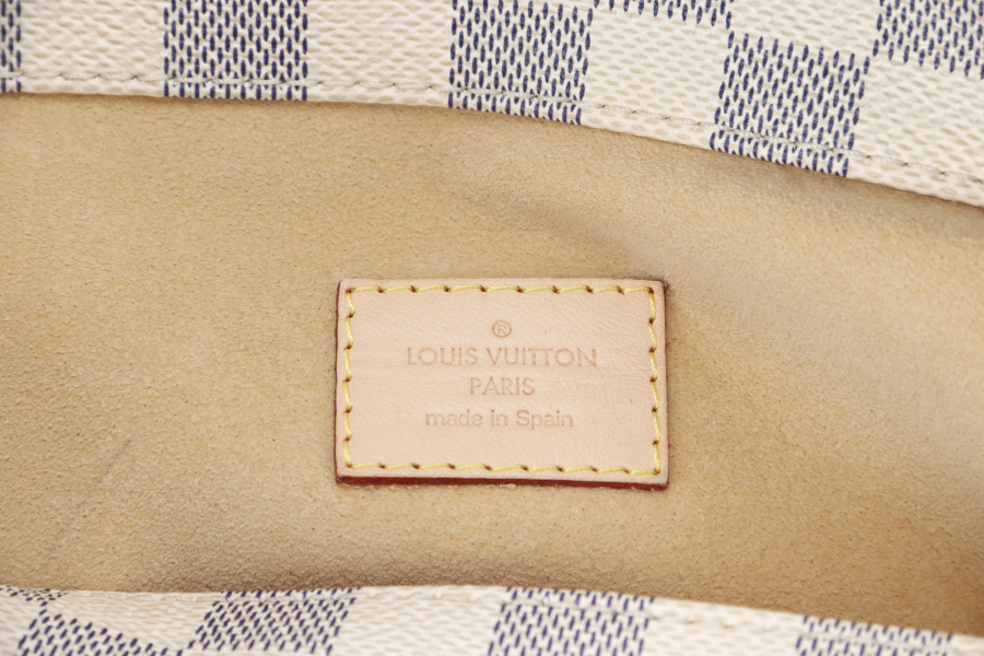 LOUIS VUITTON ARTSY MM (N41174) DAMIER AZUR GOLD HARDWARE NO DUST COVER