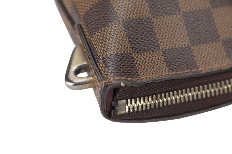 LOUIS VUITTON BELMONT TOTE BAG (N63169) DAMIER EBENE CANVAS WITH DUST COVER, LOCK & KEYS
