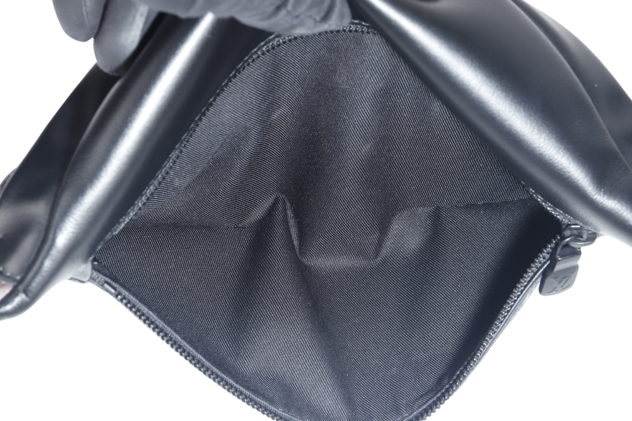LOUIS VUITTON GALAXY DISCOVERY (M44444) CANVAS MONOGRAM BLACK BUMBAG BLACK HARDWARE WITH DUST COVER