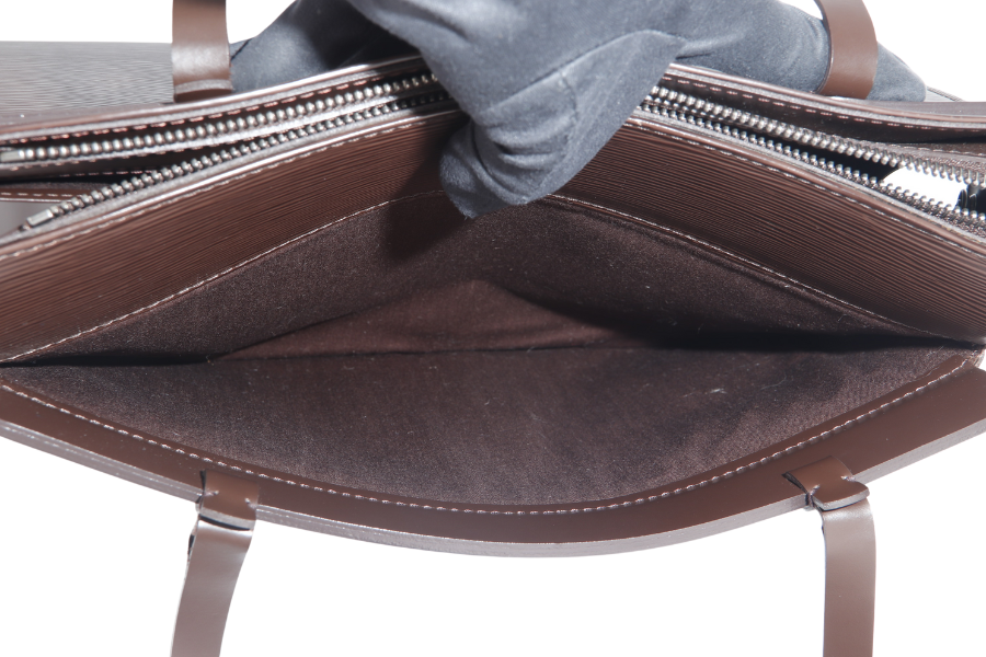 LOUIS VUITTON CROSISETTE PM (M5249B) BROWN EPI LEATHER SILVER HARDWARE WITH DUST COVER