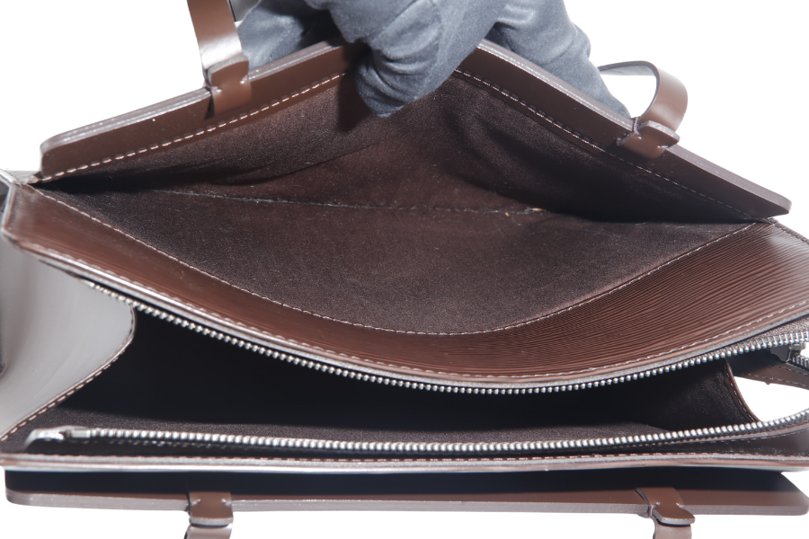 LOUIS VUITTON CROSISETTE PM (M5249B) BROWN EPI LEATHER SILVER HARDWARE WITH DUST COVER