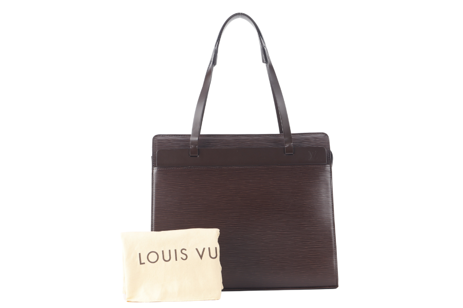 LOUIS VUITTON CROSISETTE PM (M5249B) BROWN EPI LEATHER SILVER HARDWARE WITH DUST COVER