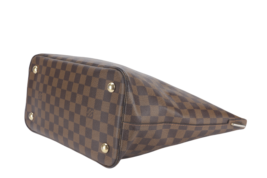 LOUIS VUITTON BELMONT TOTE BAG (N63169) DAMIER EBENE CANVAS WITH DUST COVER, LOCK & KEYS