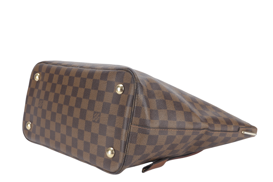 LOUIS VUITTON BELMONT TOTE BAG (N63169) DAMIER EBENE CANVAS WITH DUST COVER, LOCK & KEYS