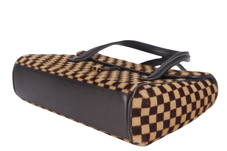 LOUIS VUITTON DAMIER SAUVAGE LIONNE SATCHEL (M92131) NO DUST COVER