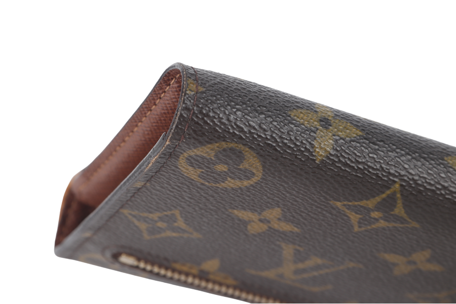 LOUIS VUITTON EUGENIE WALLET MONOGRAM WITH DUST COVER AND BOX