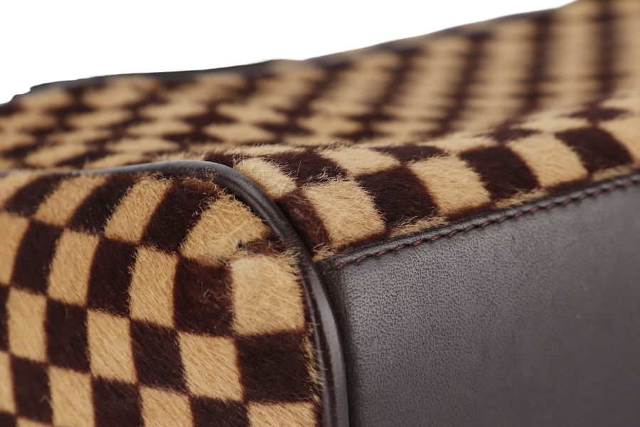 LOUIS VUITTON DAMIER SAUVAGE LIONNE SATCHEL (M92131) NO DUST COVER