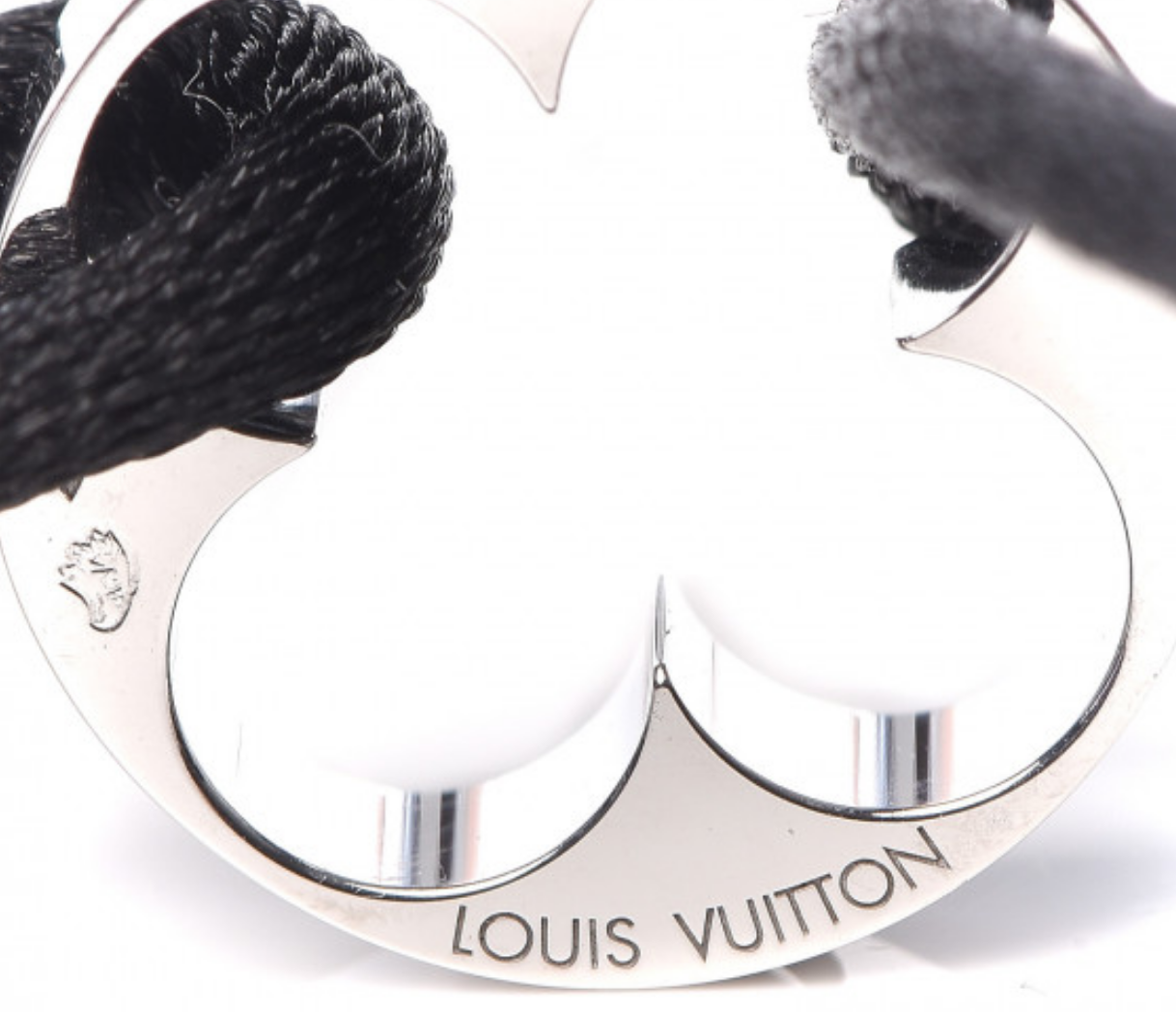 LOUIS VUITTON 18k Empreinte Lace Bracelet White Gold