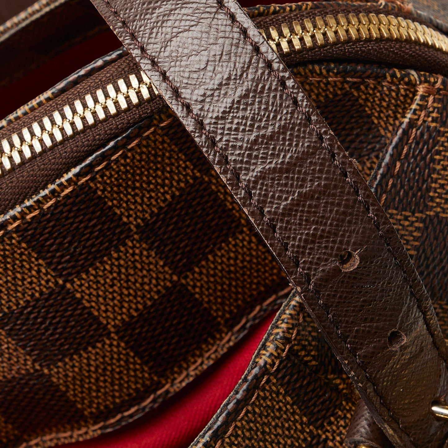 LOUIS VUITTON Damier Ebene Belem MM Shoulder Bag