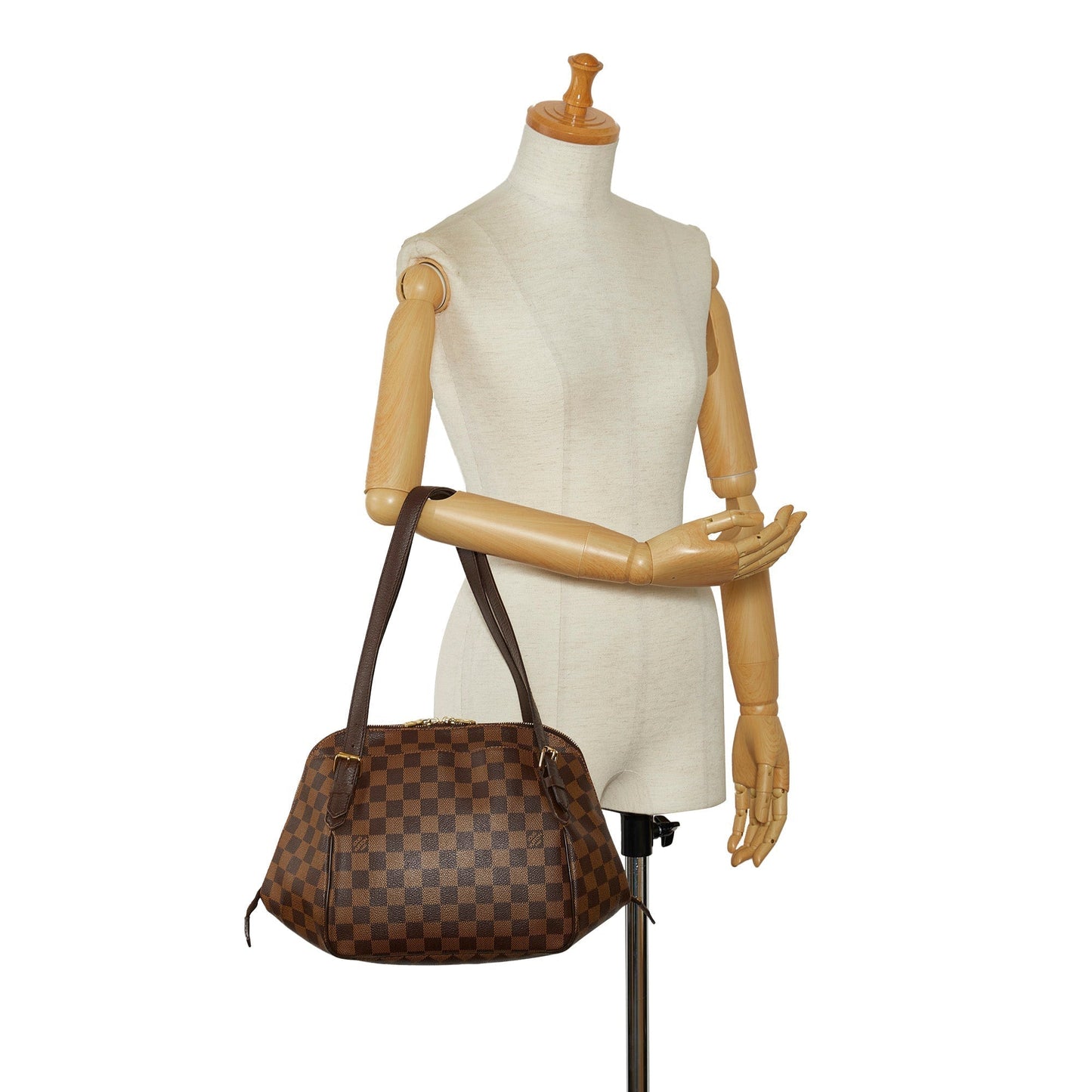 LOUIS VUITTON Damier Ebene Belem MM Shoulder Bag