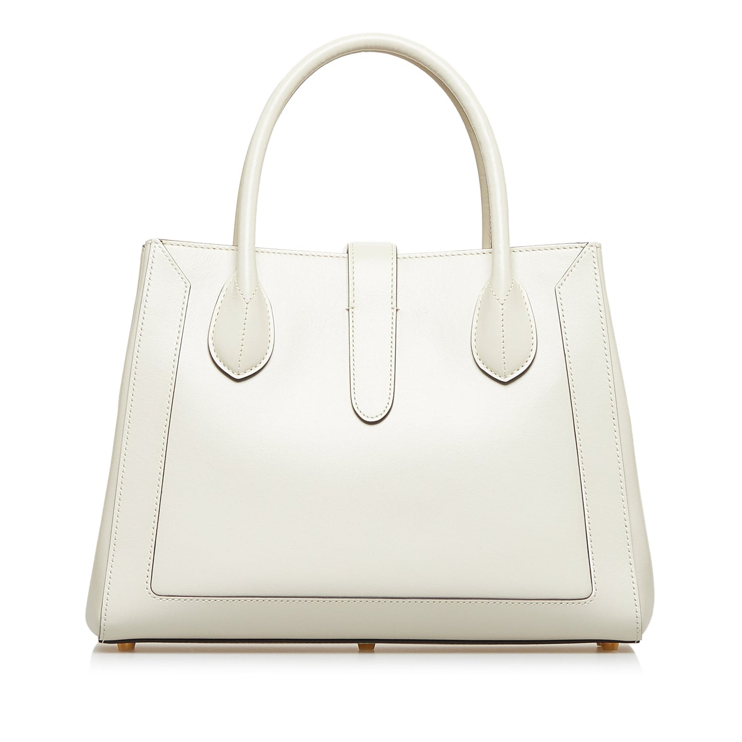 Gucci Jackie 1961 Medium White Leather Gold