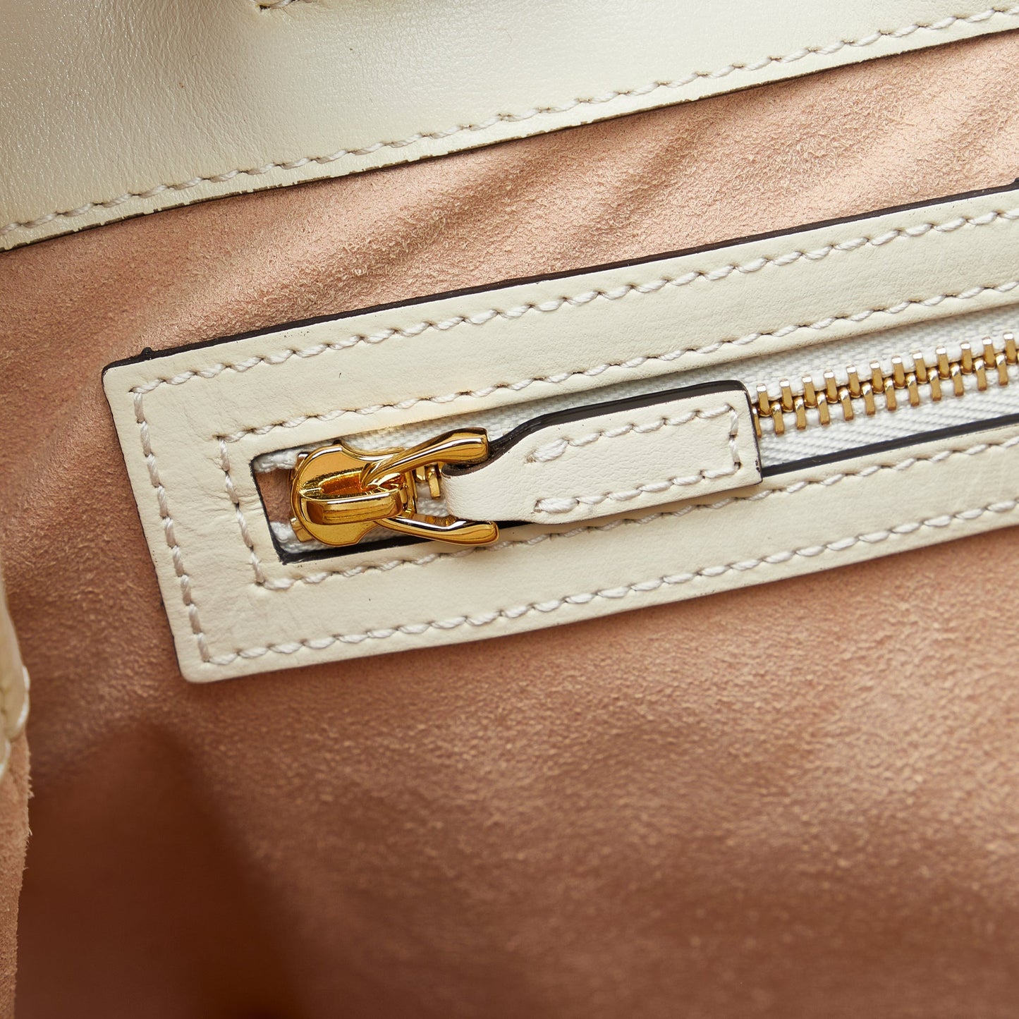 Gucci Jackie 1961 Medium White Leather Gold