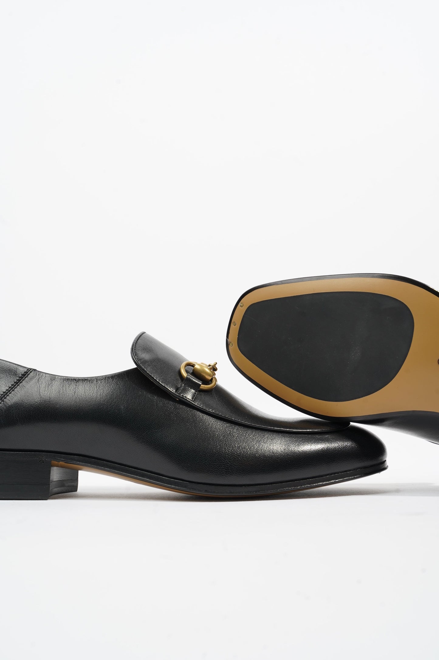 Gucci Jordan Loafer Black Leather EU 41 UK 7